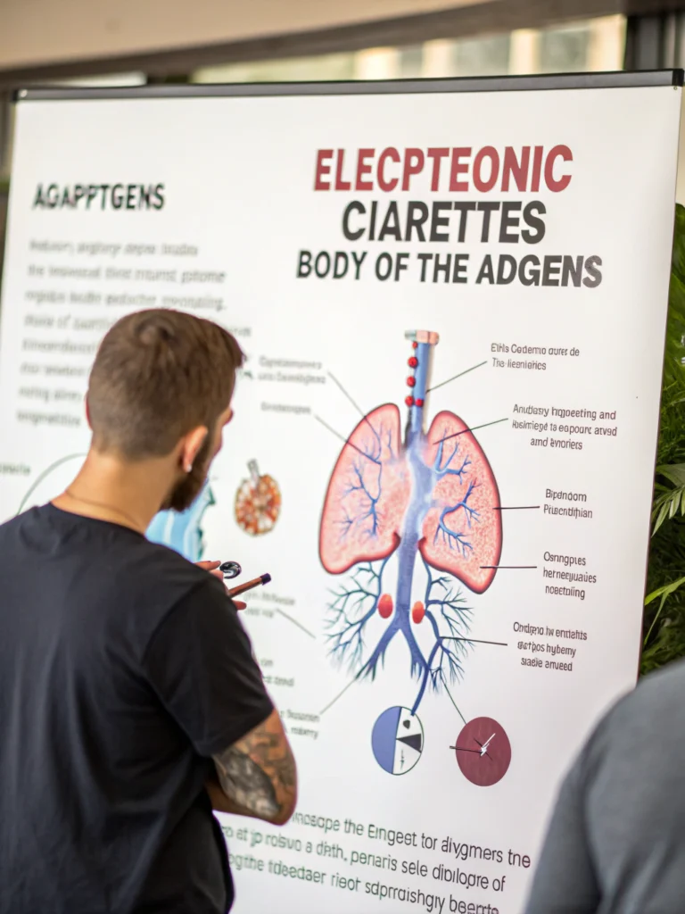 effet de la cigarette electronique sur le corps