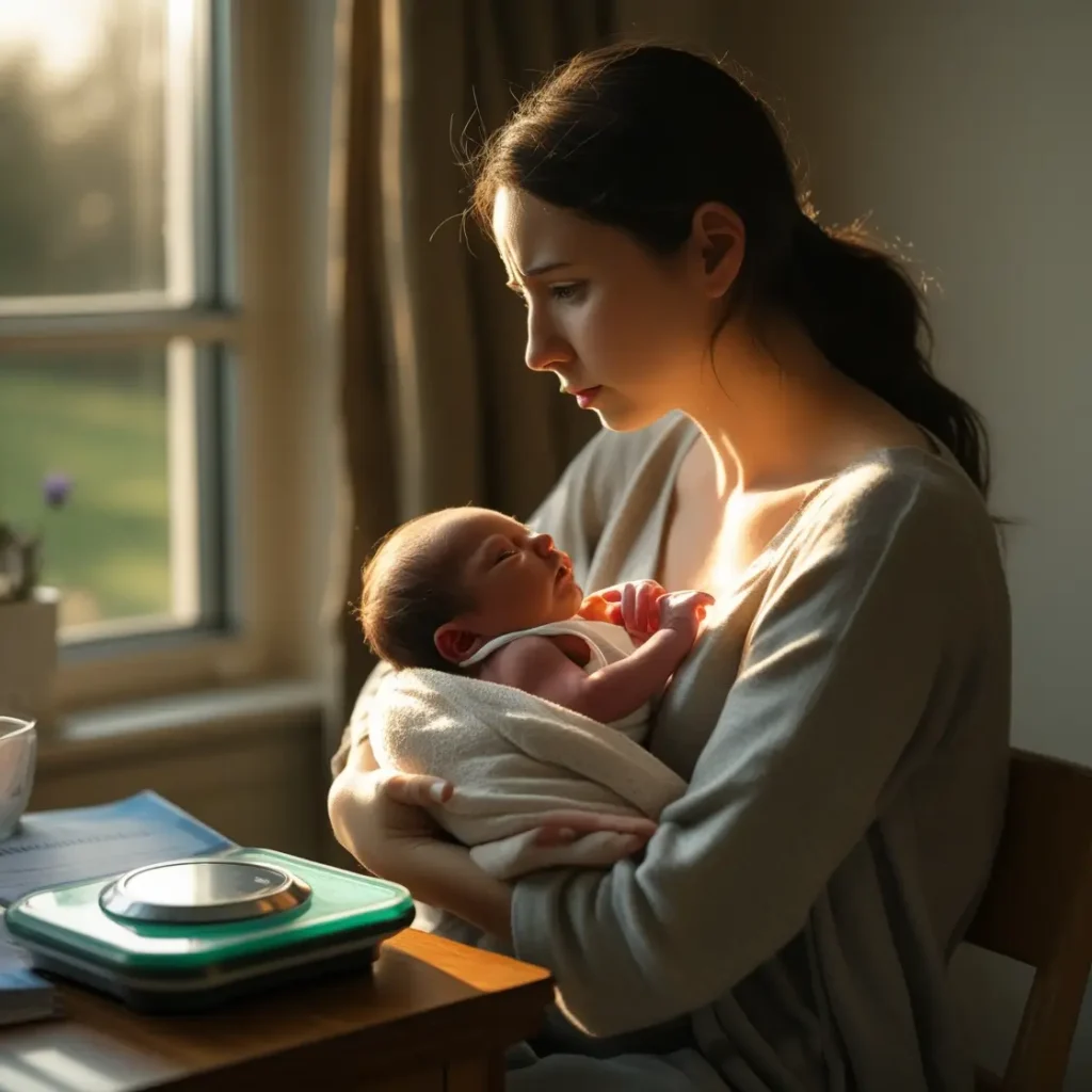 perte de poids d'un bébé