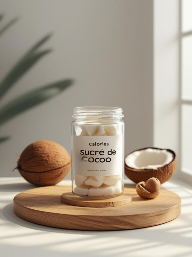calories sucre de coco