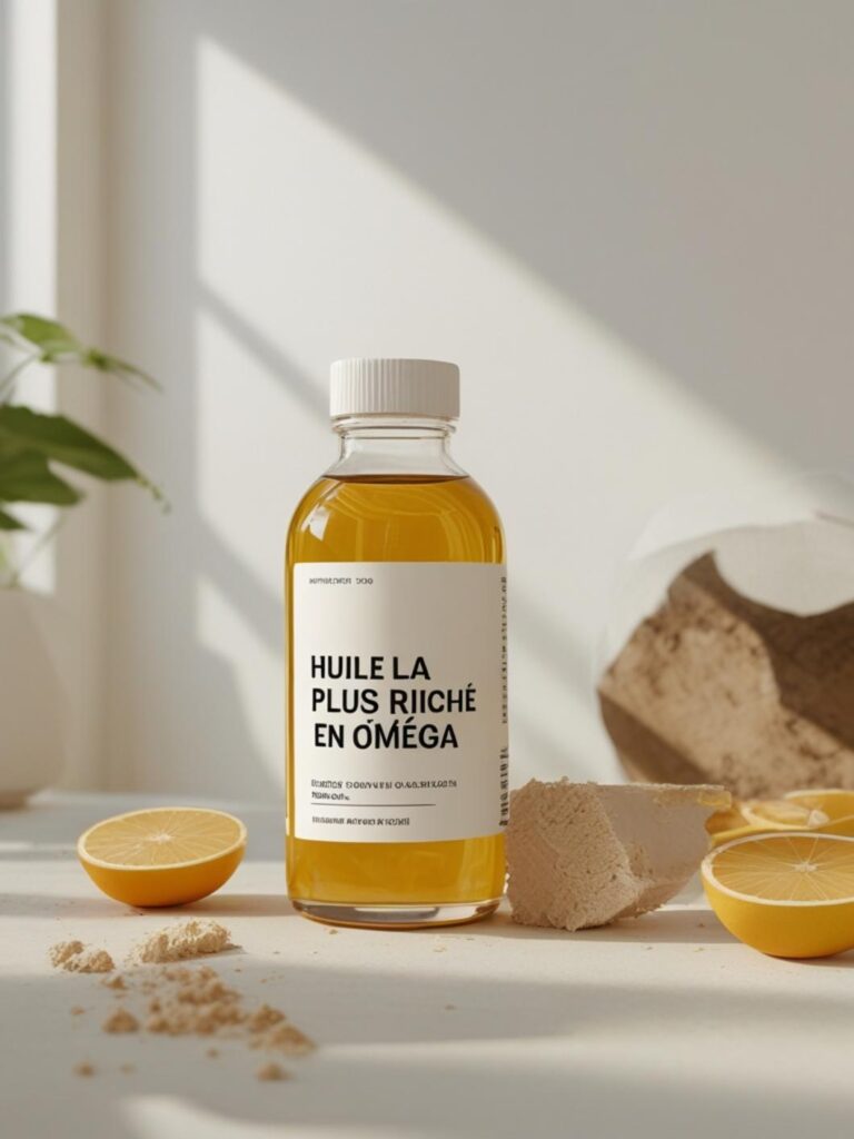 huile la plus riche en oméga 3